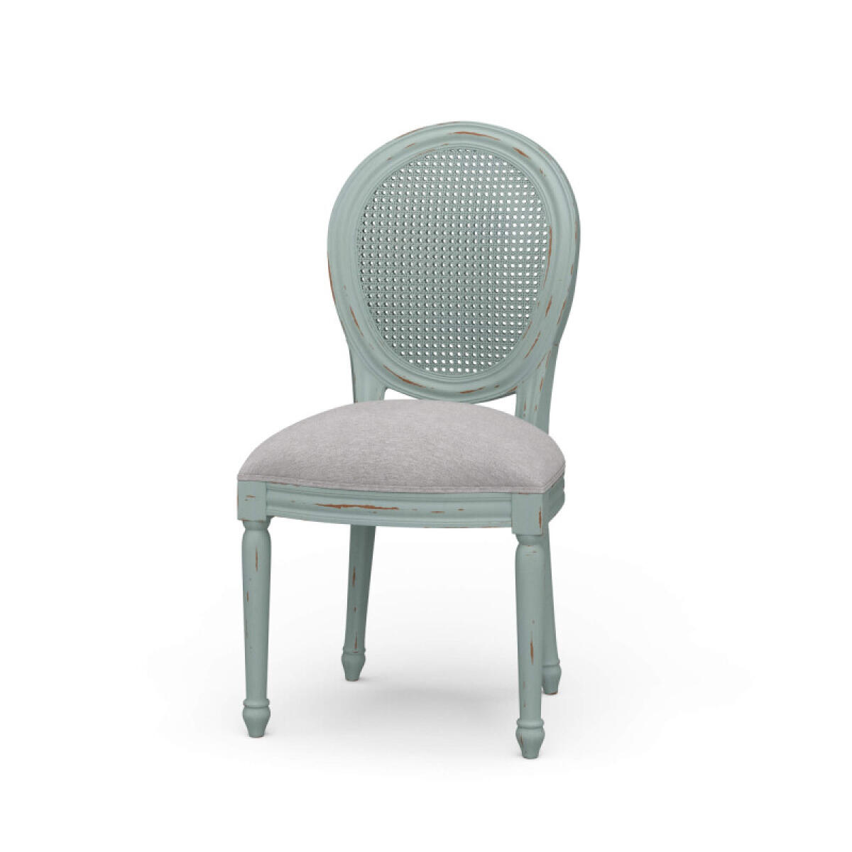 be763e87e92bfef6aa6e210875e20f21 Tulip Rattan Back Dining Chair W/o Fluted Leg - Image 1