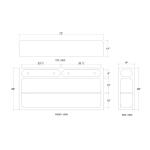 Corte Open Console Table W/ 2 Drawers - Image 7