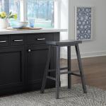 Creations 30 Inch Sawhorse Stool- Slate Barstools Barstools 8