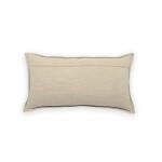 Dumont Leather Parsons Cocoa Lumbar Pillow - Image 3