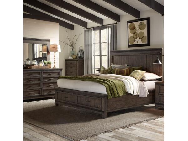 Thornwood Hills King Storage Bed, Dresser & Mirror, Chest Bedroom Sets Bedroom Sets
