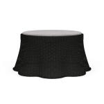 Newport Rattan Ottoman W/ Cushion