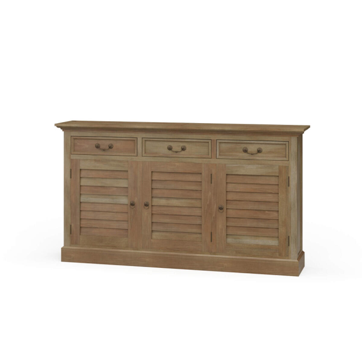 befb746a3b7420b2db615420be6acf26 Narrow Shutter 3 Door Sideboard - Image 1