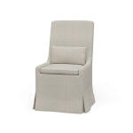 Sierra Modern Slipcovered Dining Chair W/o Castors Chairs & Benches Arctic 25