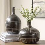Graphite Stride Vases, S/2 - Image 3