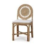 Oceana Rattan Dining Chair Chairs & Benches Blue 19