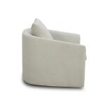 Uph Swivel Accent Chair - Ivory - Image 6