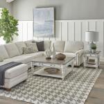 Magnolia Manor 3 Piece Set (1-Cocktail 2-End Tables) Table Sets Antique White & Weathered Bark 6