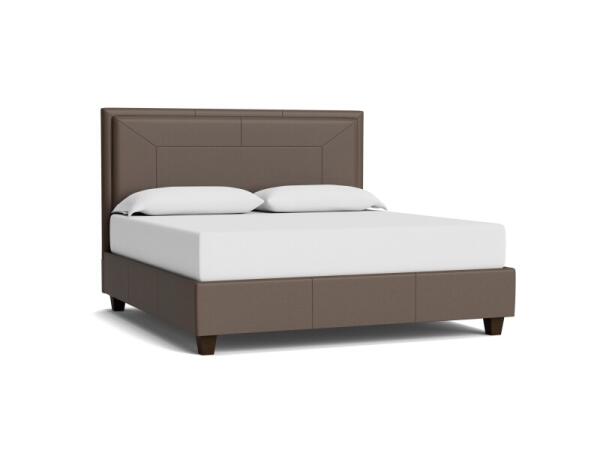 Manhattan Leather Upholstered Storage Bed Beds Bassett Furniture