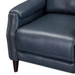 Rawling Pushback Recliner Recliners Blue 17