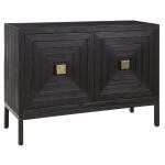 Aiken 2 Door Cabinet, Black Dining Storage Black 22