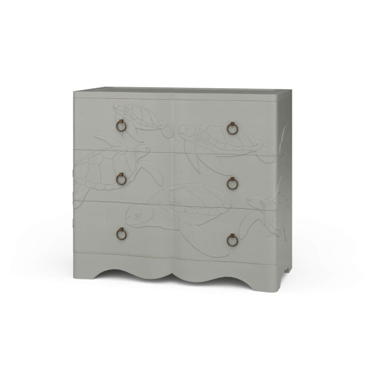 bfc91c9385e73f747b45553a7df56fd5 Chelonian Turtle 3 Drawer Chest - Image 1