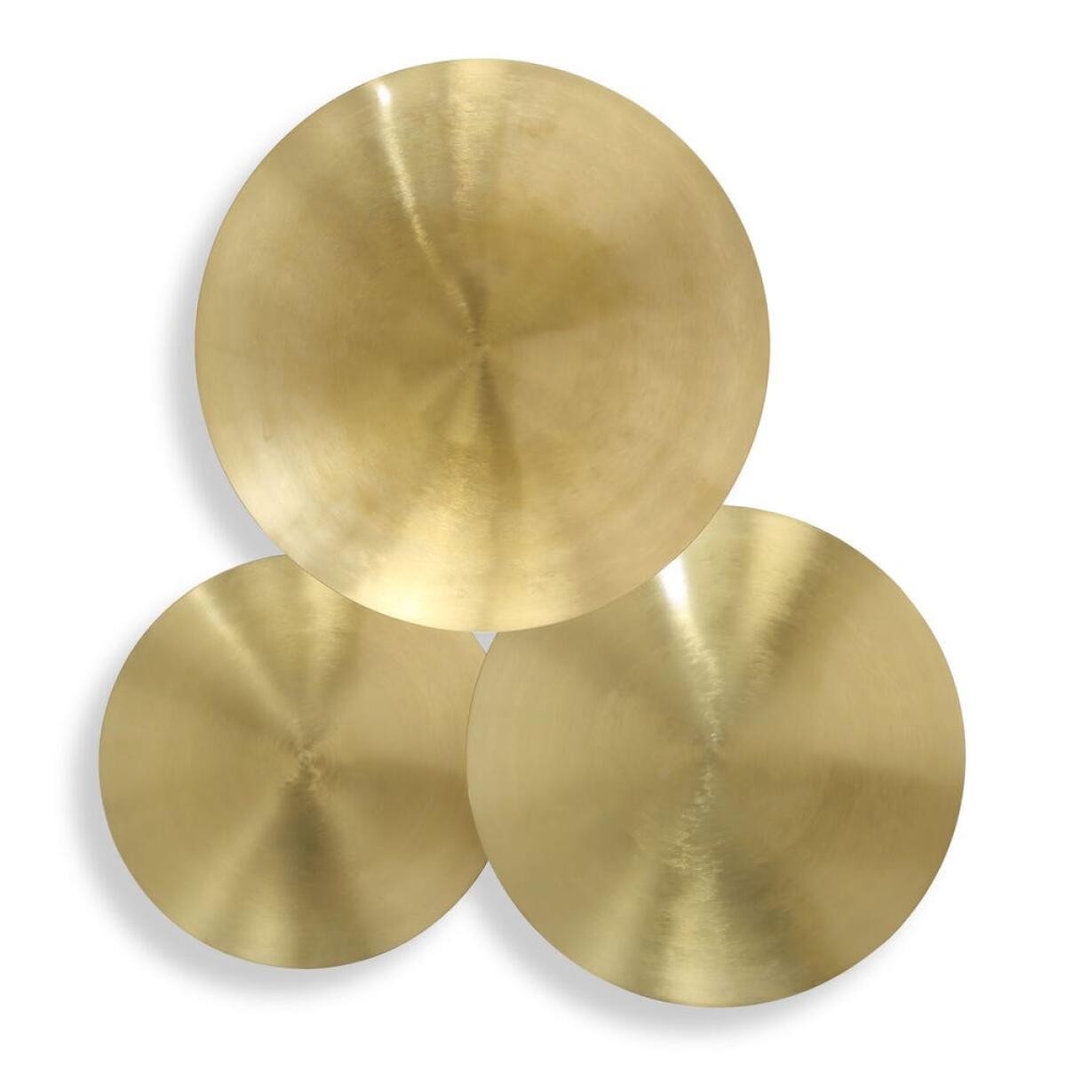bfd49937c5e1d5e2fe62d1212c152d5f Cymbalic Metal Wall Decor, S/3 - Image 1