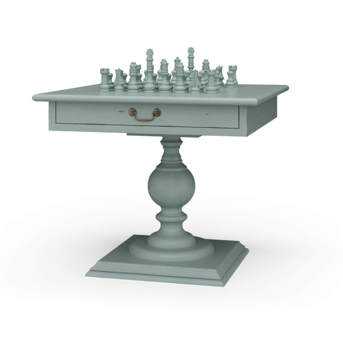 bff04364d2924c04d8006e543e53396f Gloucester Chess Table W/ Drawer - Image 1