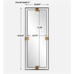 Cornerstone Mirror Mirrors Black 15