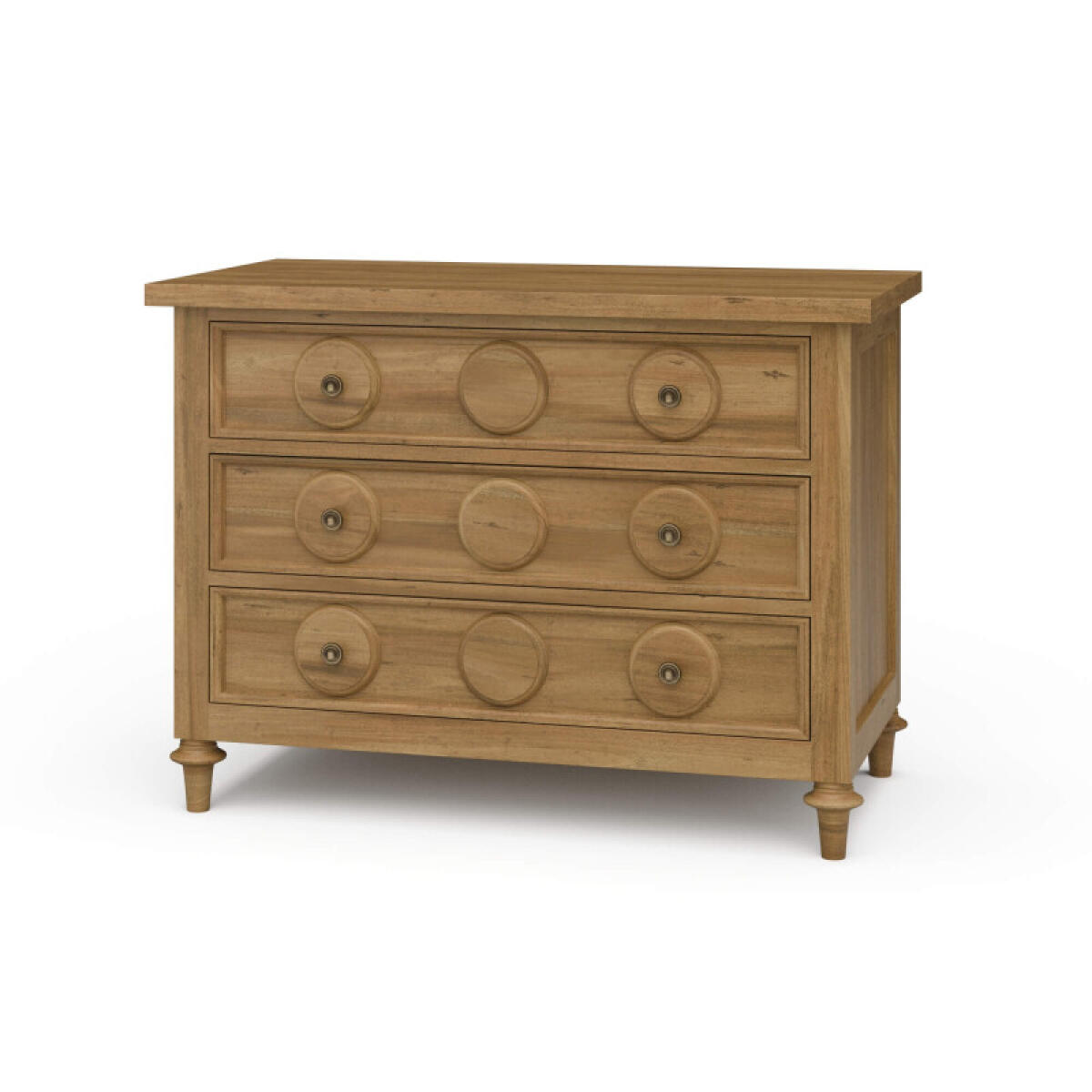 bff83fa3200268ff4017f5c30cc51907 Laguna 3 Drawer Bedside Table - Image 1