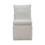 Accent Dining Chair w/ Casters - Ivory - Image 5