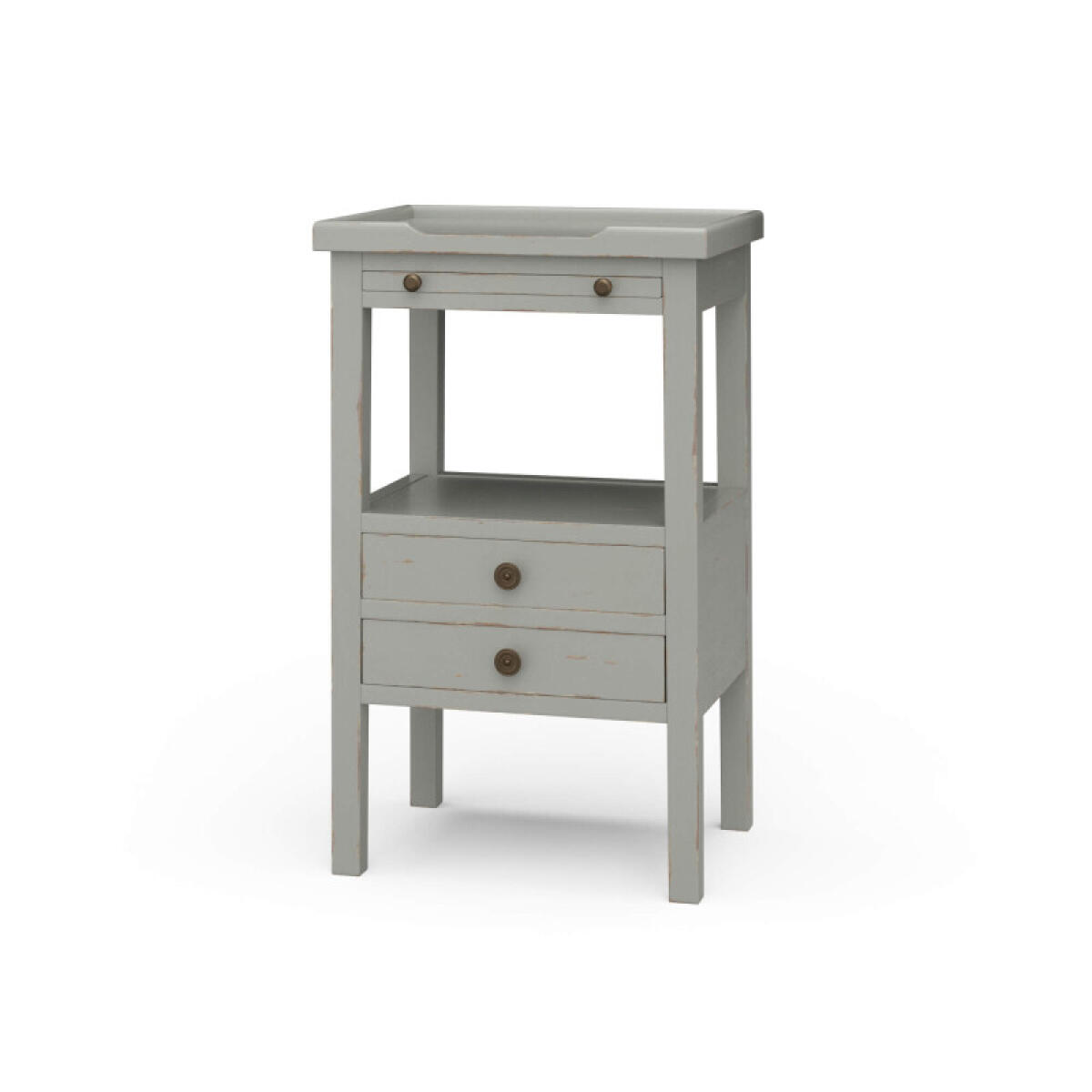Eton 2 Drawer Side Table W/ Pull Out Shelf Chairside Tables Bramble 2 Eton 2 Drawer Side Table W/ Pull Out Shelf Chairside Tables Bramble 2