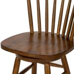 Creations 24 Inch Swivel Counter Chair - Tobacco - Image 8
