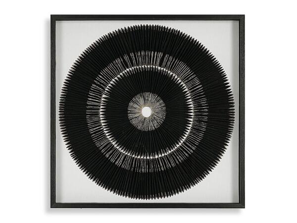 Sandara Shadow Box Wall Decor Black