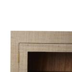 Kagu 4 Door Low Cabinet W/ Raffia - Image 11