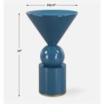 Trig Accent Table Chairside Tables Blue 11