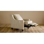 Magnificent Motion Leather Slope Arm Power Wall Recliner - Image 4