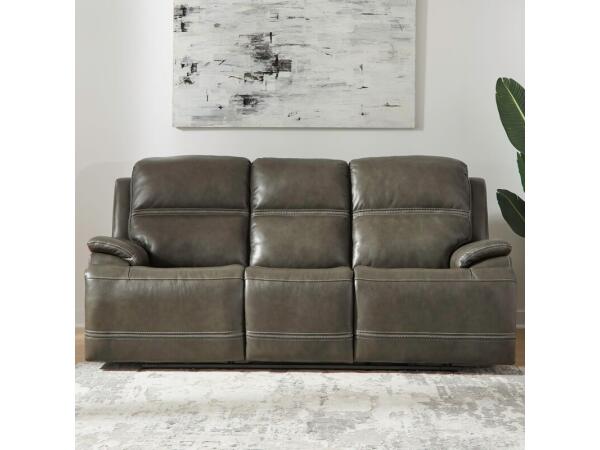 Bentley Sofa P2 & ZG – Graphite Sofas Graphite Gray Leather