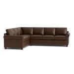 Carolina Leather Panel Arm L-Shaped Sectional - Image 3