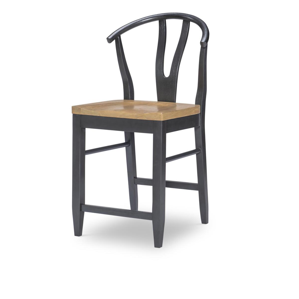 c0a36ae0edf6c246395545349b0b87bb 1561 Franklin DR Wishbone Back Counter Height Chair Black - Image 1
