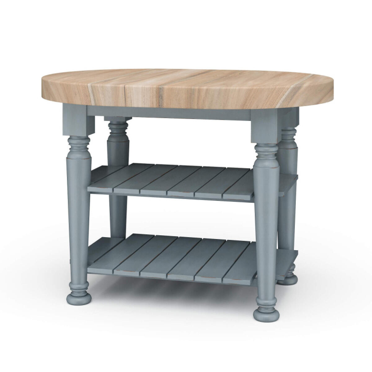 c0af59a06ba0fdb8effa7fdeaecb60b8 Farmhouse Butcher Block Kitchen Island - Image 1