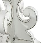 Magnolia Manor Round End Table End tables Antique White & Weathered Bark 18