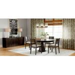 Origins Nichols Round Dining Table with Leaf Dining Tables Bassett Furniture 13