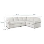 Hanover Roll Arm L-Shaped Sectional - Image 6