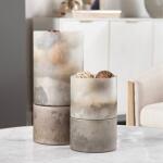 Ellery Large Metallic smoke hurricane Globes - Image 5
