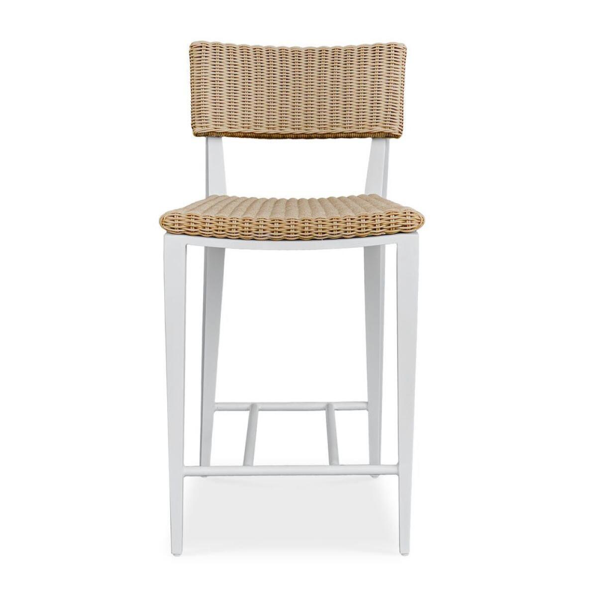 c119fa1a8b4598559a5b5154a74377ff Calbas Outdoor Counter Stool, White - Image 1