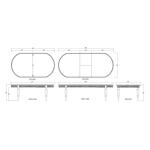 Kraton Butterfly Oval Extension Dining Table 80- 102" - Image 9