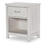 Drawer Open Nightstand Youth Nightstands Bleached Linen 7