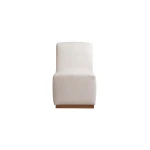 Banks Upholstered Dining Chair with Casters - Image 4
