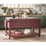 Kitchen Island 6 Drw W/casters - Image 5