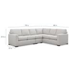 Anson Track Arm L-Shaped Sectional Sectionals Bassett Furniture 13