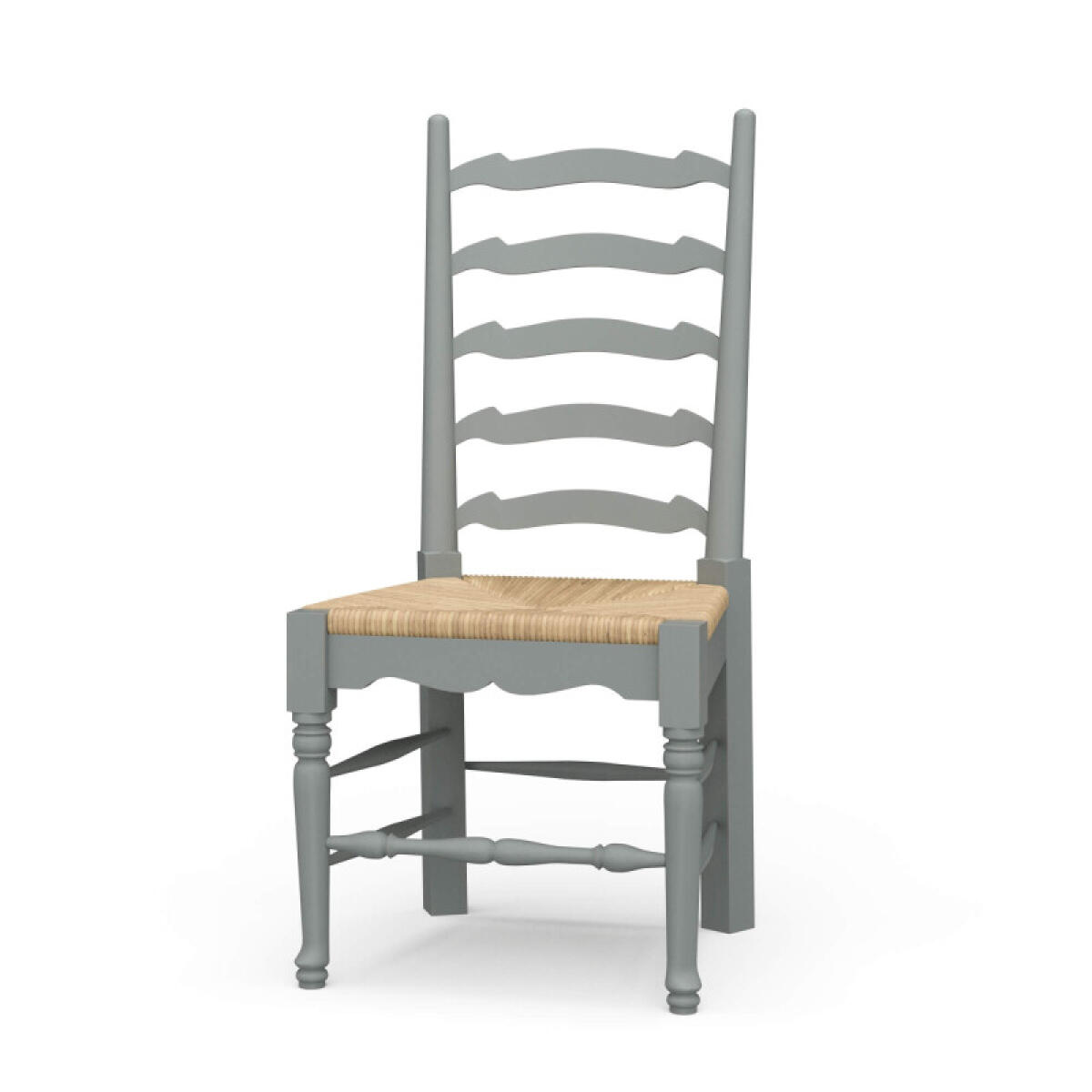 English Ladder-back Dining Chair Chairs & Benches Blue 2 English Ladder-back Dining Chair Chairs & Benches Blue 2