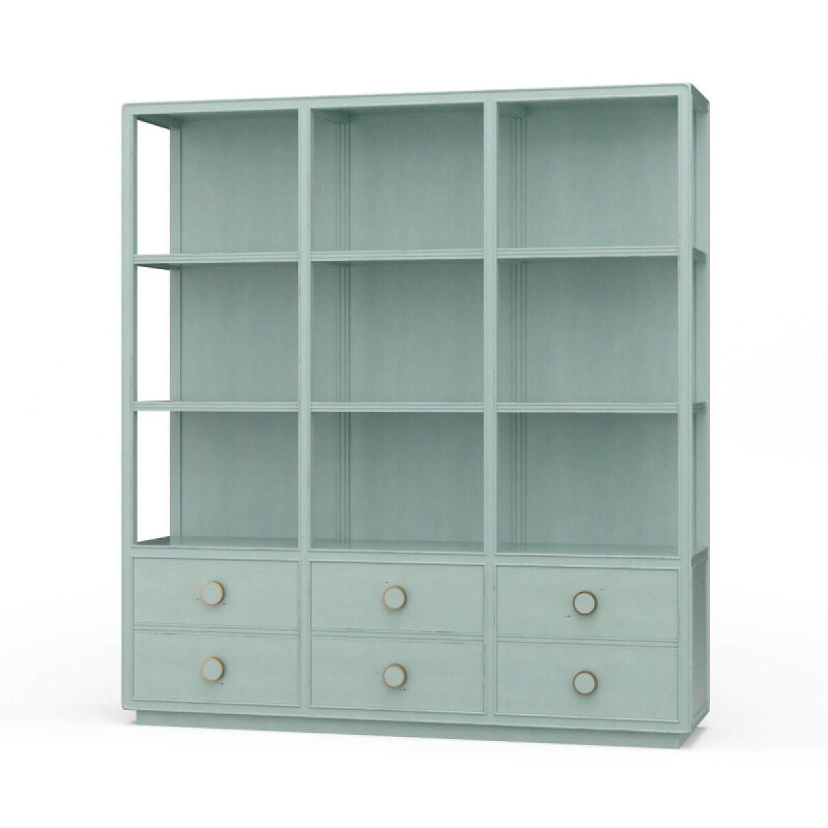 c263f6757ef2da96bf109944dbe2e233 Cohan Open Cabinet W/ 6 Drawers - Image 1