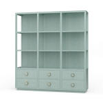 Cohan Open Cabinet W/ 6 Drawers