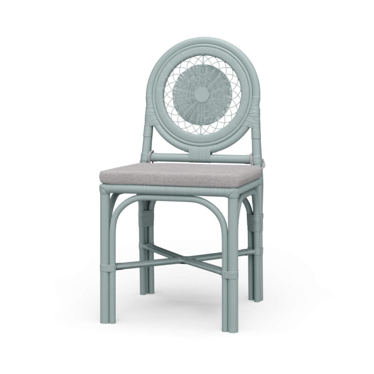 Oceana Rattan Dining Chair Chairs & Benches Blue 2 Oceana Rattan Dining Chair Chairs & Benches Blue 2