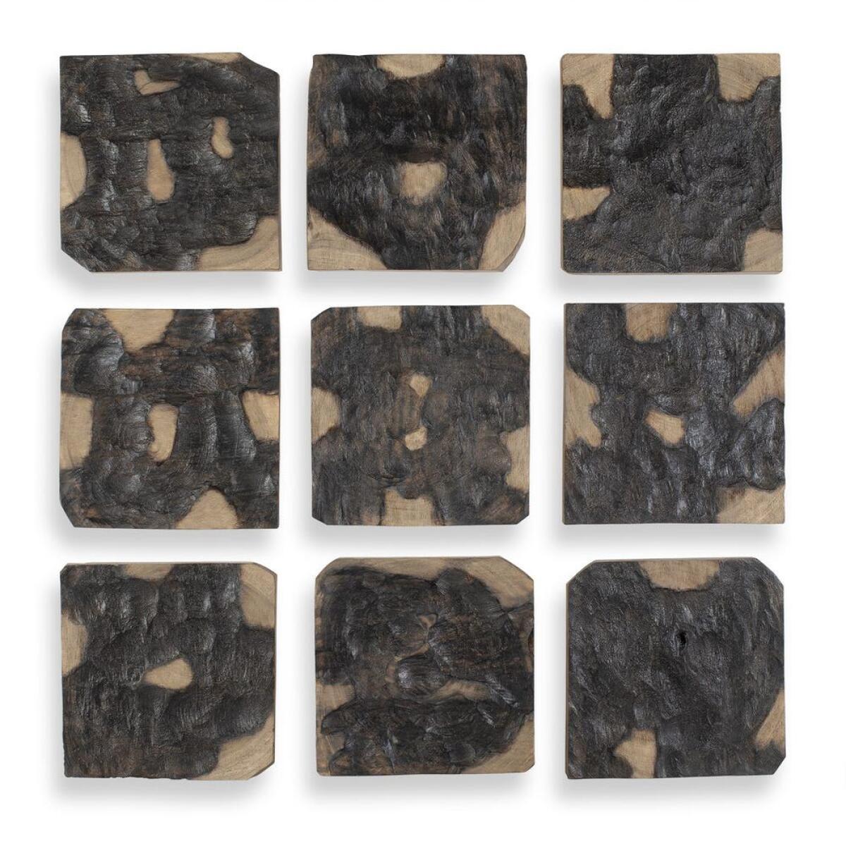 c2722e6c5677884d16522e0763001336 Ignite Wood Wall Decor, S/9 - Image 1