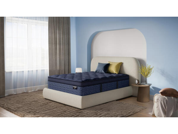 Falls Creek Firm Pillow Top Hybrid Blue