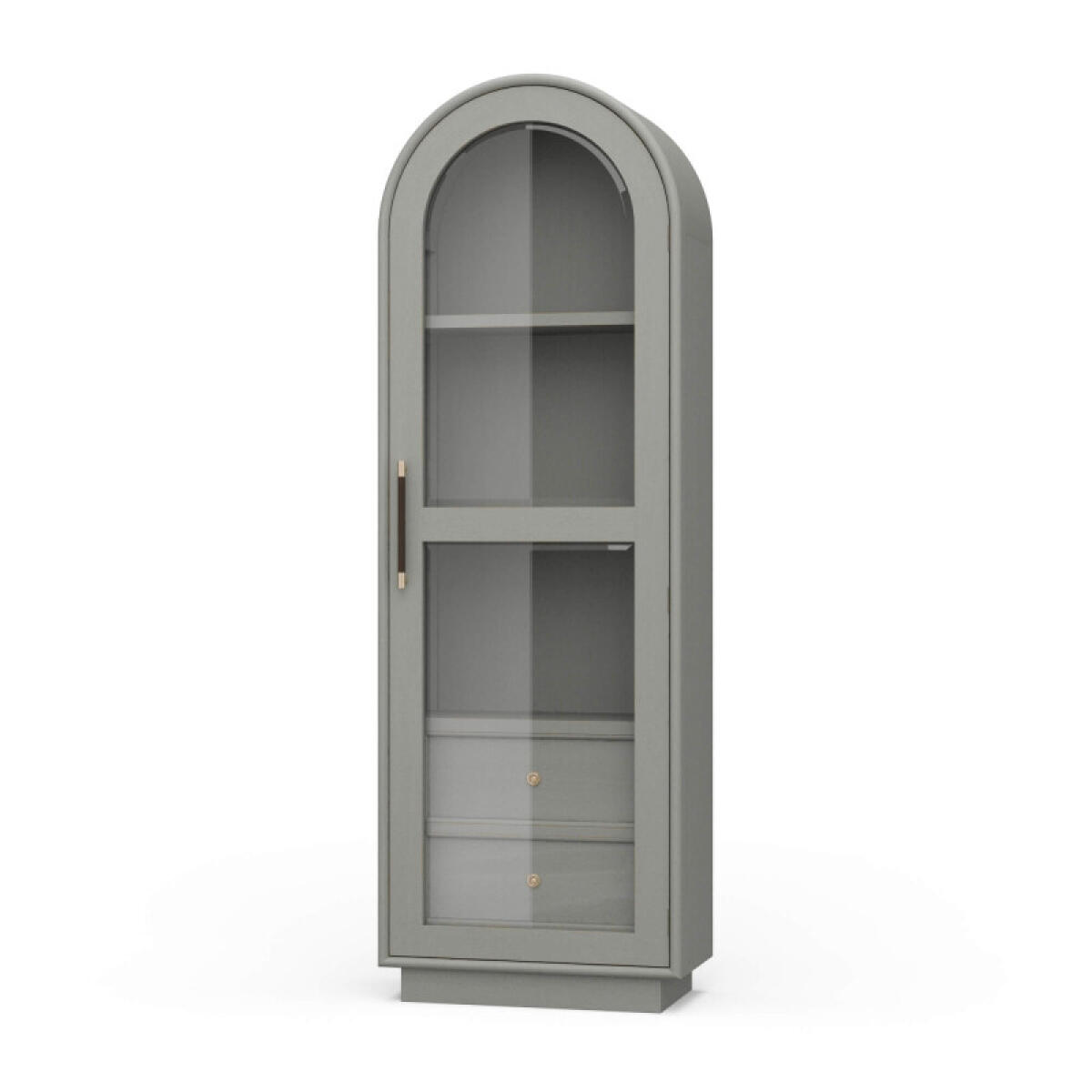 c29c248f1bbb0b1d4208969c3e7e42a1 Vannes Single Door Display Cabinet - Image 1