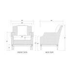 St.james Slipcoveed Chair - Image 7