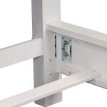 Magnolia Manor Queen Upholstered Bed Beds Antique White & Weathered Bark 23